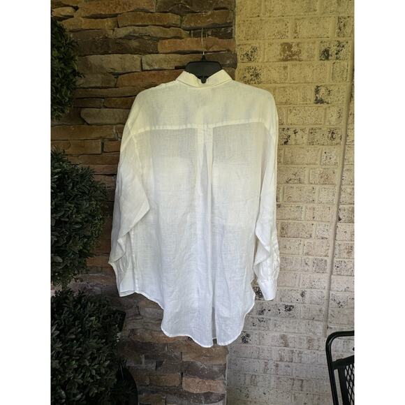 Go Linen L'Zinger Long Sleeve Double Pocket Linen Shirt-Size 1 - Picture 5 of 6